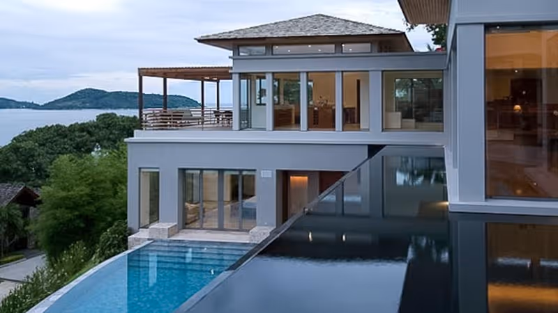 Master bathroom in luxury Phuket villas