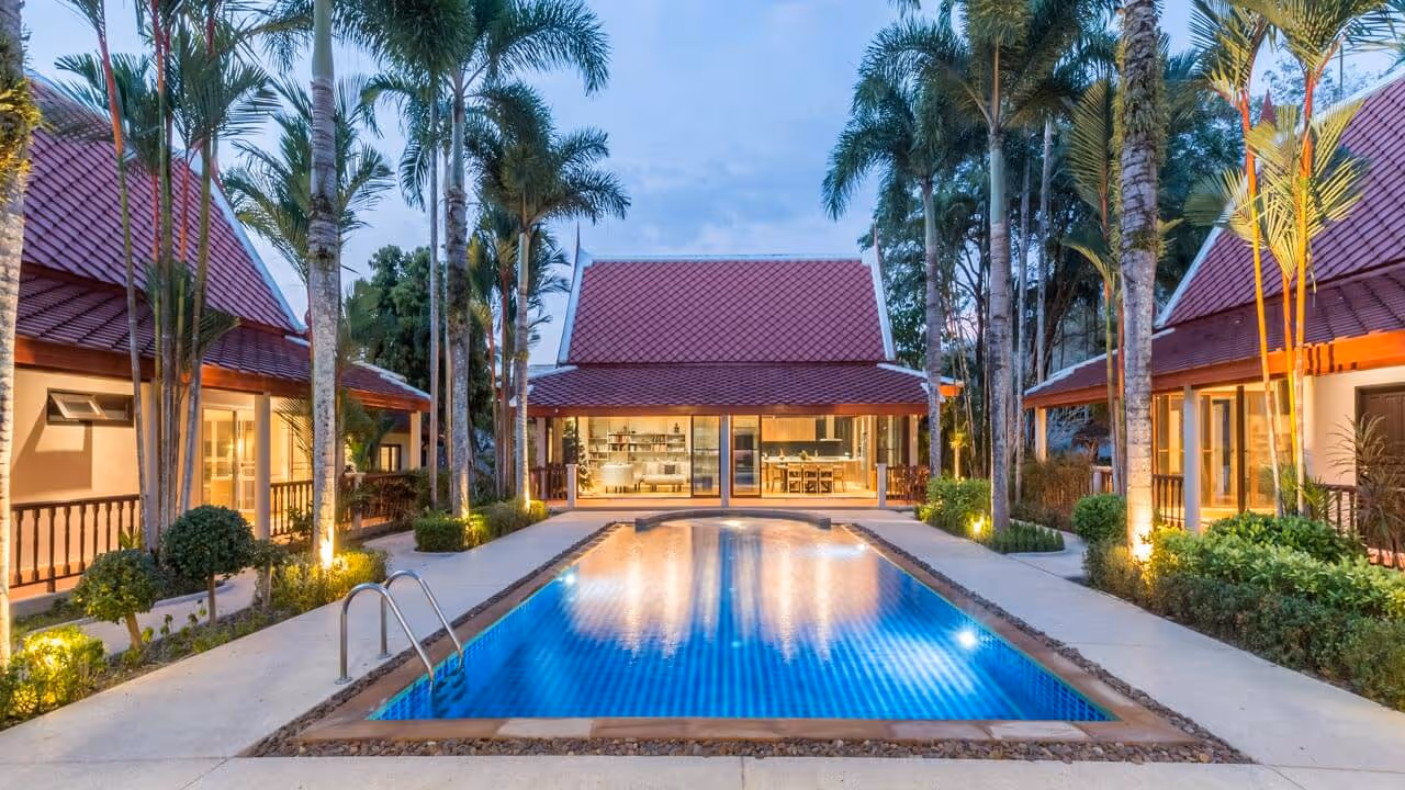 Master bathroom in luxury Phuket villas