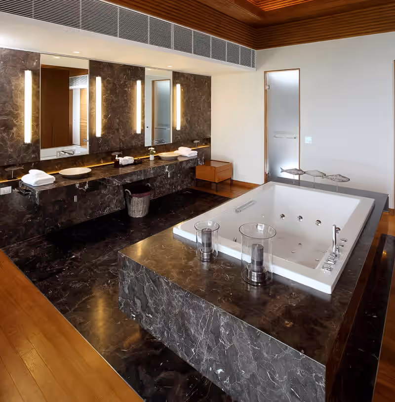 Master bathroom in luxury Phuket villas